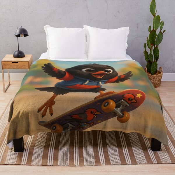 Item preview, Skater Red-Winged Blackbird designed and sold by Sillytoe.