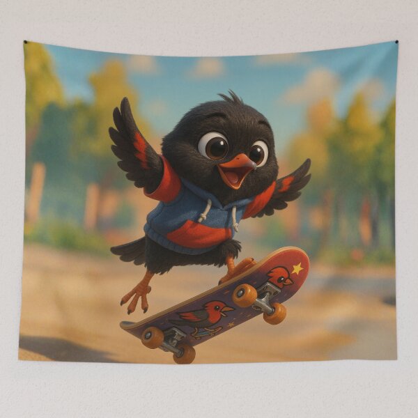 Item preview, Skater Red-Winged Blackbird designed and sold by Sillytoe.