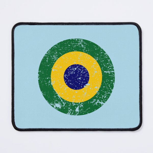 Item preview, Brazil Roundel / Insignia - Worn / Eroded / Aged / Grunge (Small) designed and sold by STUDIO-72.