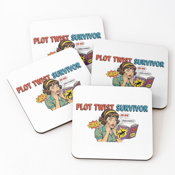 Item preview, Plot Twist Survivor – BookTok Thriller Reader Plot Twist Reaction Design designed and sold by SirensSageStone.