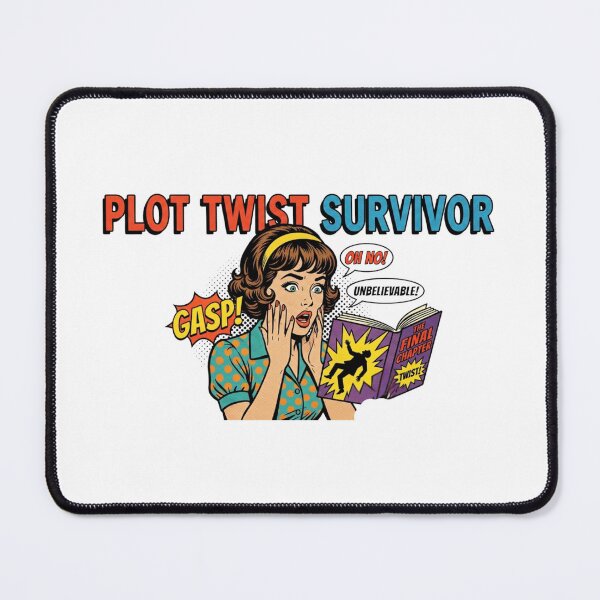 Item preview, Plot Twist Survivor – BookTok Thriller Reader Plot Twist Reaction Design designed and sold by SirensSageStone.