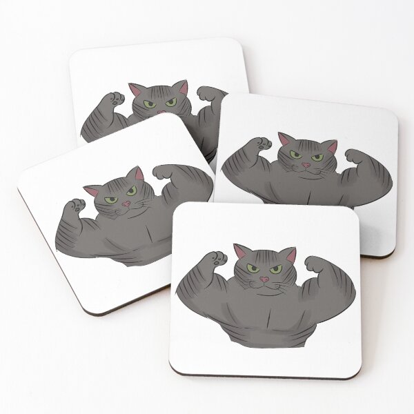 Item preview, Muscular tabby cat designed and sold by natkale.