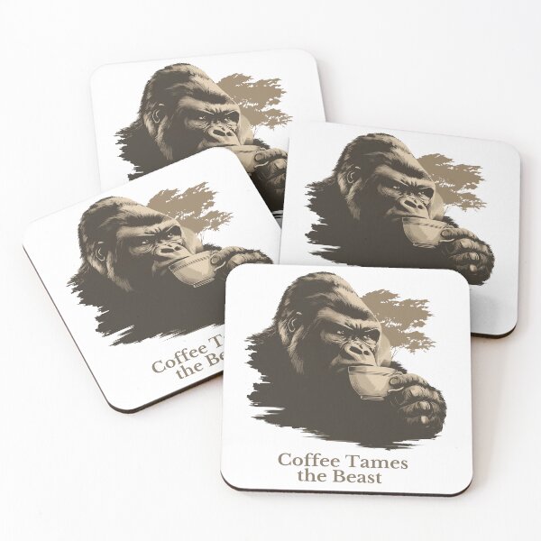Item preview, Coffee Tames the Beast  designed and sold by ClubVacay.