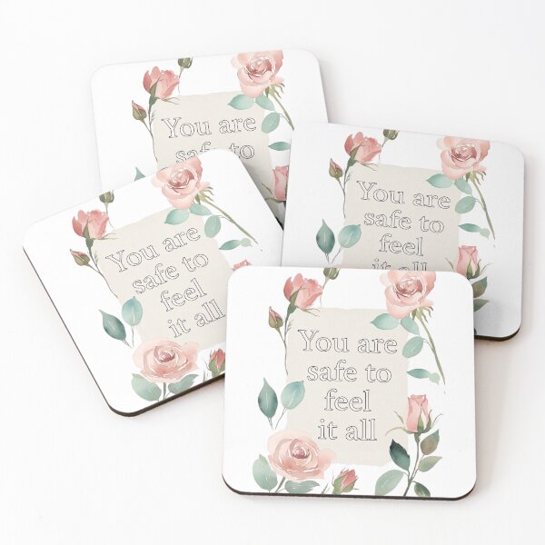 Item preview, Safe to Feel It All Roses designed and sold by CoquetteLunaCo.