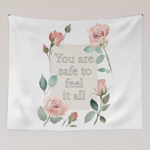 Item preview, Safe to Feel It All Roses designed and sold by CoquetteLunaCo.