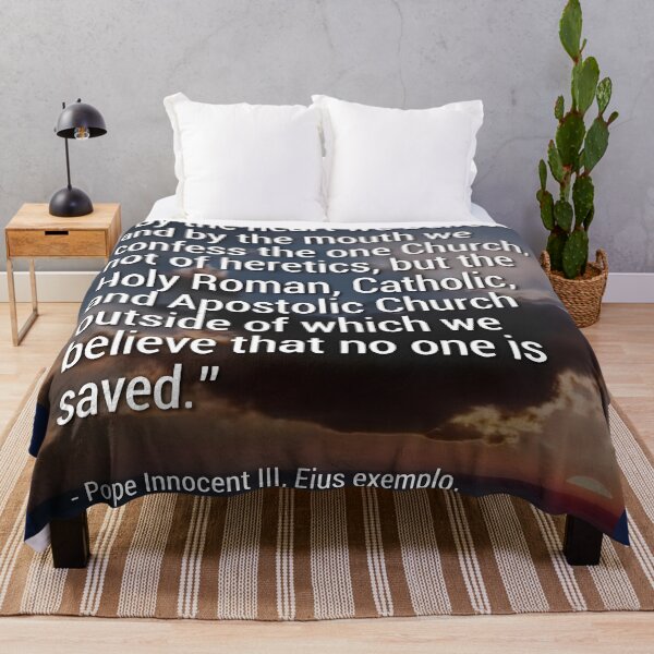 Item preview, Pope Innocent III, Eius exemplo quote designed and sold by ✠Extra✠Ecclesiam✠Nulla✠Salus✠.