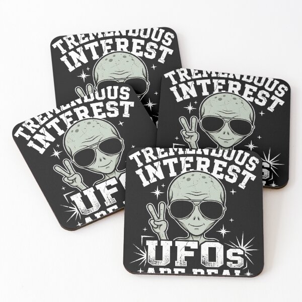 Item preview, remendous Interest – UFOs Are Real Funny Alien Design | Retro Extraterrestrial Humor designed and sold by ArcaneArtistry.