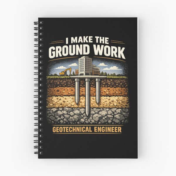 Item preview, I Make The Ground Work – Geotechnical Engineer Soil Foundation Engineering Design designed and sold by Millarito.