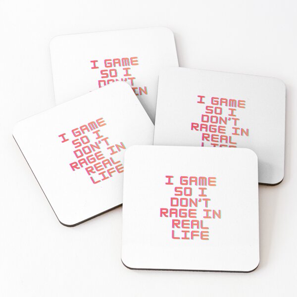 Item preview, I Game So I Don’t Rage Quote designed and sold by RespawnReality2.
