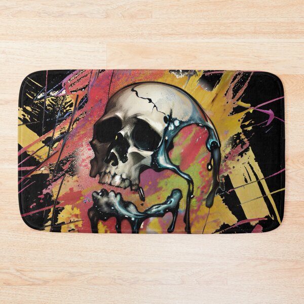 Item preview, Melting skull designed and sold by Glenbobagins.