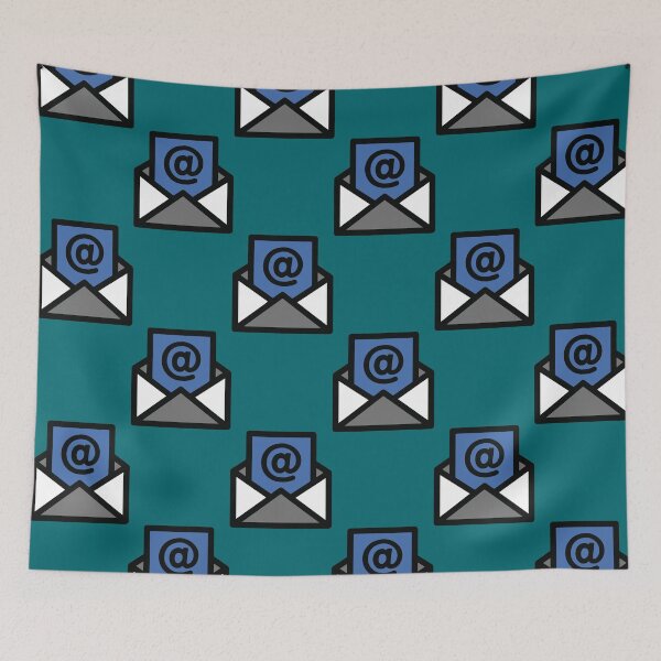 Item preview, Email Envelope Pattern with At Symbol designed and sold by Arturo Daniel Garcia Palomo.