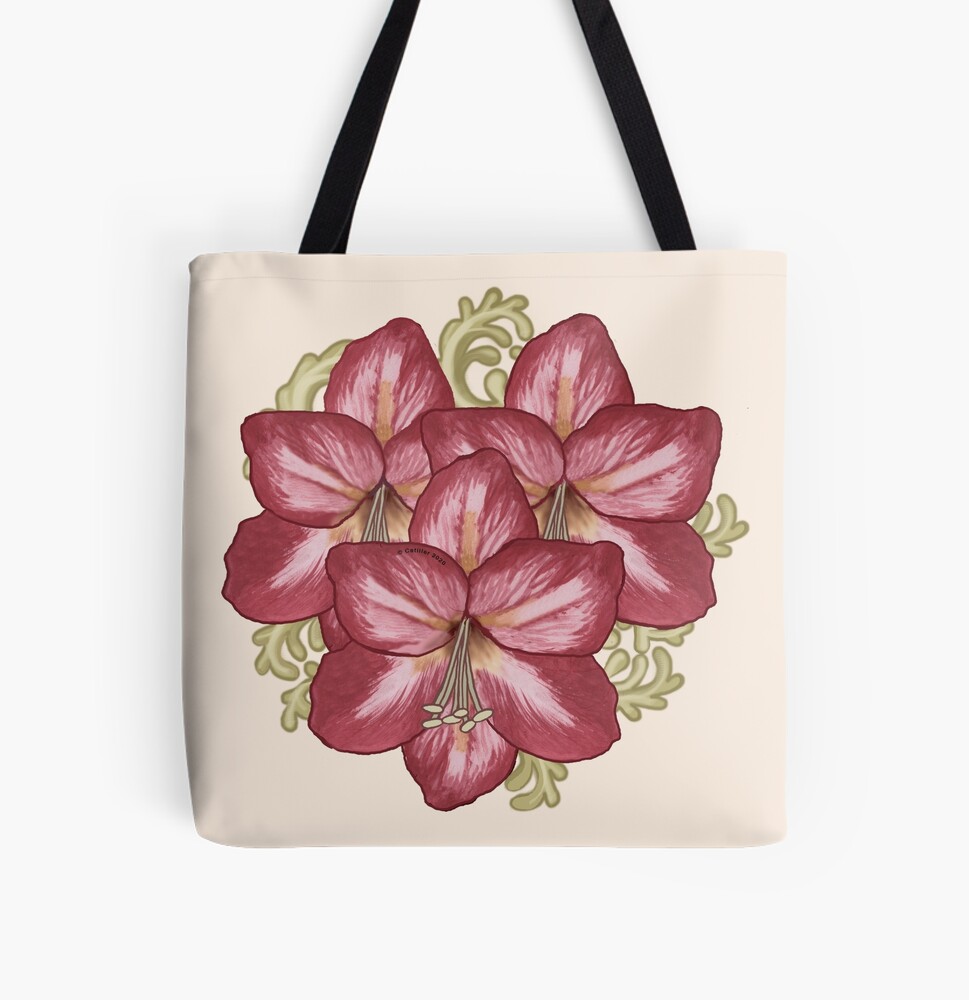Amaryllis tote bag