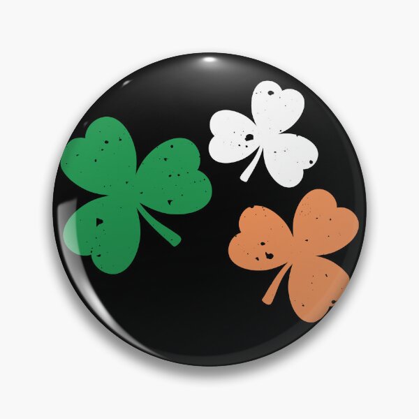Item preview, Three Shamrock Ireland Vintage Flag Colors designed and sold by franky-and-art.