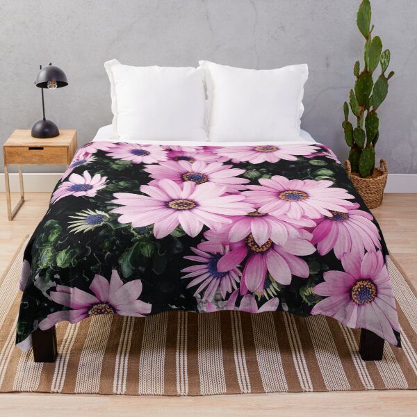 Item preview, Vibrant Pink Daisies with Purple Centers designed and sold by Arturo Daniel Garcia Palomo.