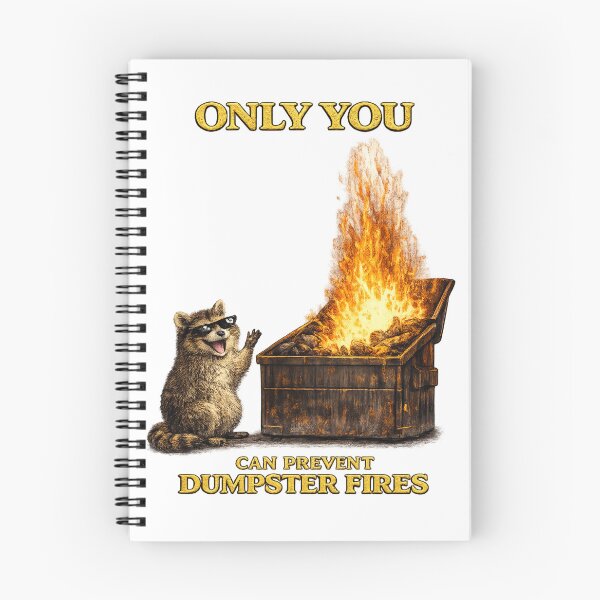 Item preview, Only You Can Prevent Dumpster Fires designed and sold by Quiet Meaning.
