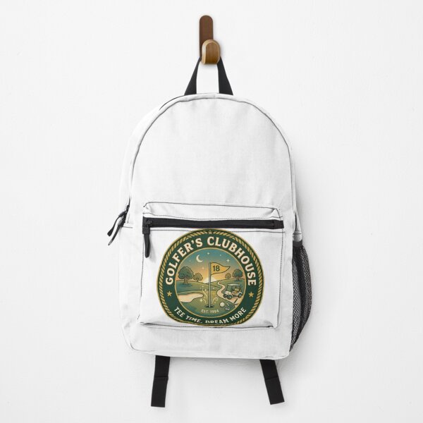 Item preview, Retro Golfer’s Clubhouse Vintage Badge – 19th Hole Golf Illustration designed and sold by Wear Sculpt.