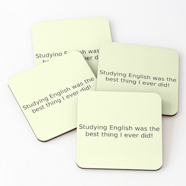 Item preview, Studying English was the best thing I ever did! designed and sold by English Learning.