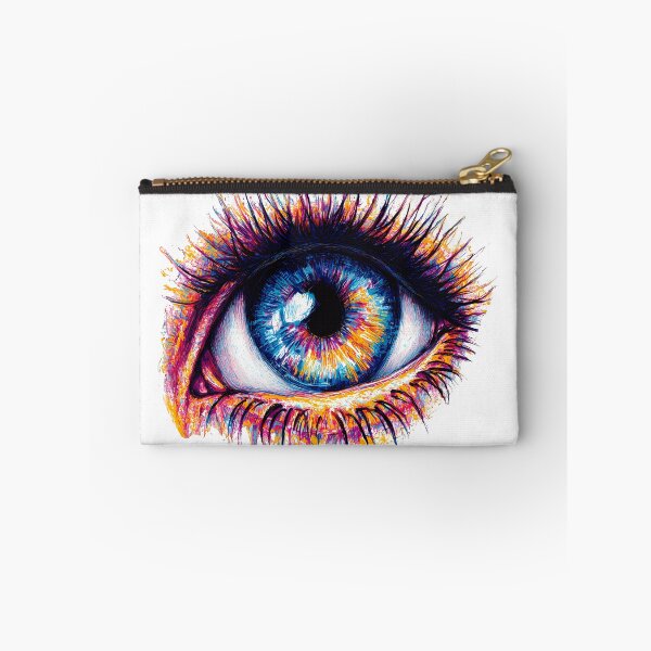 Item preview, Neon Cosmic Eye Rainbow - Surreal Fantasy Vision Art Print designed and sold by DesignArtist.ia.