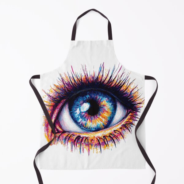 Item preview, Neon Cosmic Eye Rainbow - Surreal Fantasy Vision Art Print designed and sold by DesignArtist.ia.