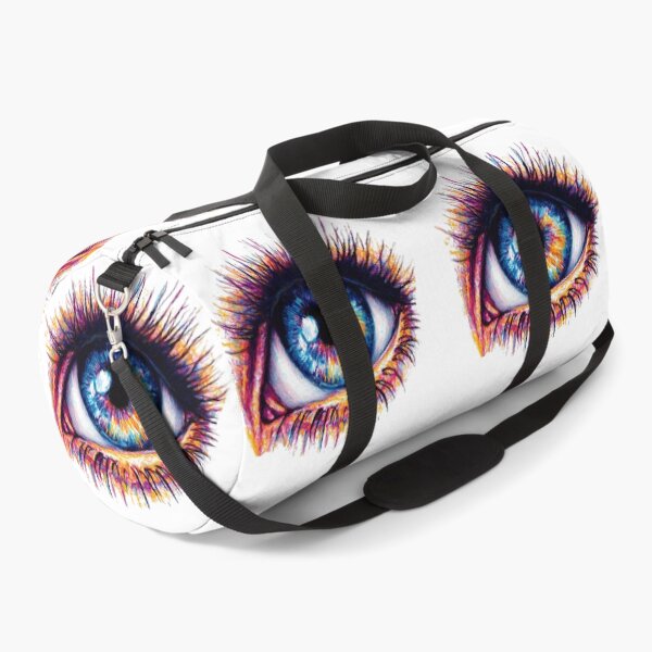 Item preview, Neon Cosmic Eye Rainbow - Surreal Fantasy Vision Art Print designed and sold by DesignArtist.ia.
