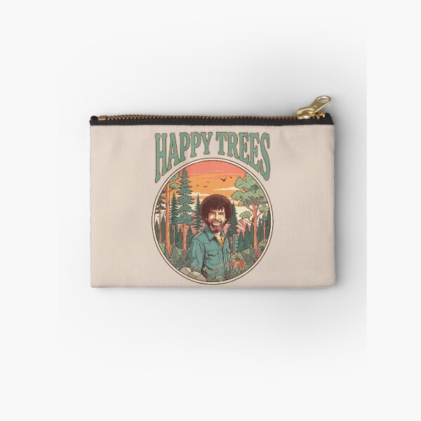 Item preview, Vintage Retro Happy Trees Nature Landscape designed and sold by Mystikos Art.