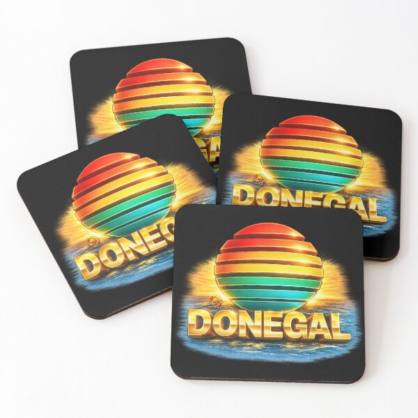 Item preview, Donegal Retro Sunset Special Edition remastered County Donegal designed and sold by OliDesigns.