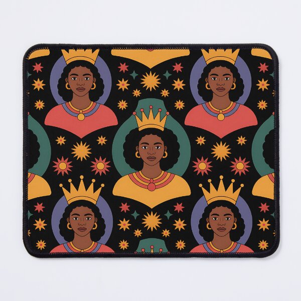 Item preview, Glam Afro Queen Pattern designed and sold by Johnnatart.