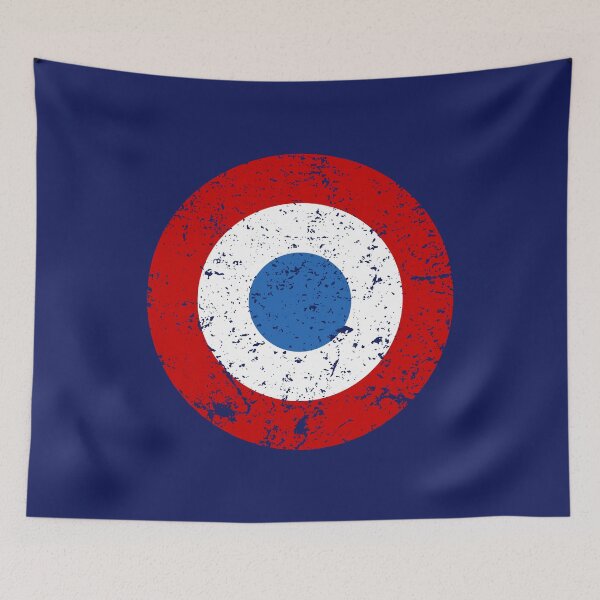 Item preview, France Roundel / Insignia - Worn / Eroded / Aged / Grunge (Large) designed and sold by STUDIO-72.