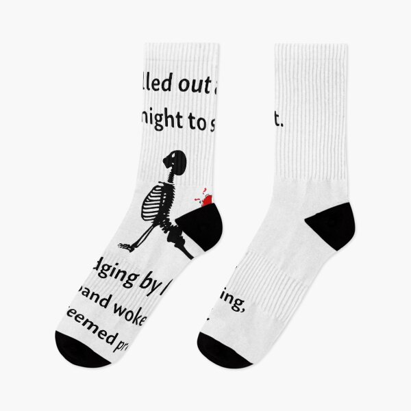 Item preview, Nose Hair Experiment – Dark Humor Skeleton Joke Design | Funny Gross Humor Quote designed and sold by ArcaneArtistry.
