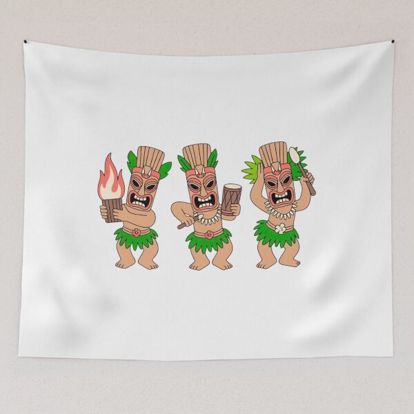 Item preview, Tropical Tiki Dance Party Island Festival Design designed and sold by YounexxART.