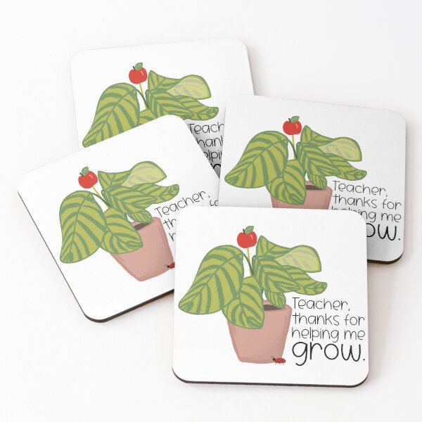 Item preview, Thanks for Helping me Grow - teacher appreciation designed and sold by Willow & Grace Designs.