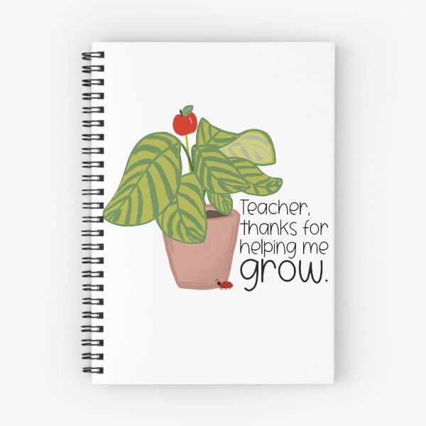 Item preview, Thanks for Helping me Grow - teacher appreciation designed and sold by Willow & Grace Designs.