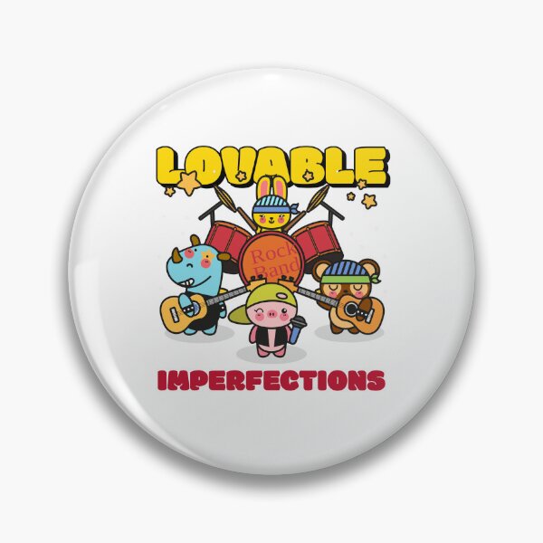 Item preview, Lovable Imperfections Kawaii T-Shirt | Cute Anime Style Self Love Graphic Tee designed and sold by Gerontar.