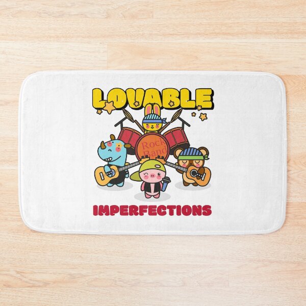 Item preview, Lovable Imperfections Kawaii T-Shirt | Cute Anime Style Self Love Graphic Tee designed and sold by Gerontar.