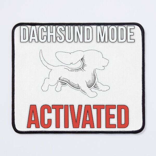 Item preview, Dachshund Mode Activated Funny Wiener Dog Shirt designed and sold by ahfas86.