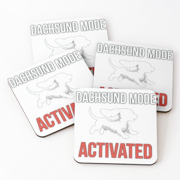 Item preview, Dachshund Mode Activated Funny Wiener Dog Shirt designed and sold by ahfas86.
