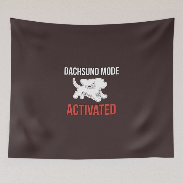 Item preview, Dachshund Mode Activated Funny Wiener Dog Shirt designed and sold by ahfas86.