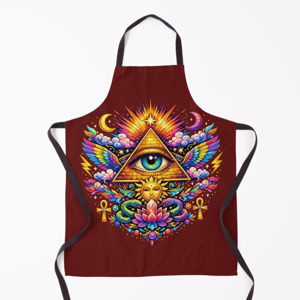 Item preview, All Seeing Eye Psychedelic Sacred Geometry | Illuminati Mystic Symbol designed and sold by ViralByDesign.