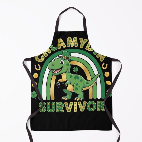 Item preview, Chlamydia Survivor – Funny St. Patrick’s Day Dinosaur Shamrock Design designed and sold by ArcaneArtistry.