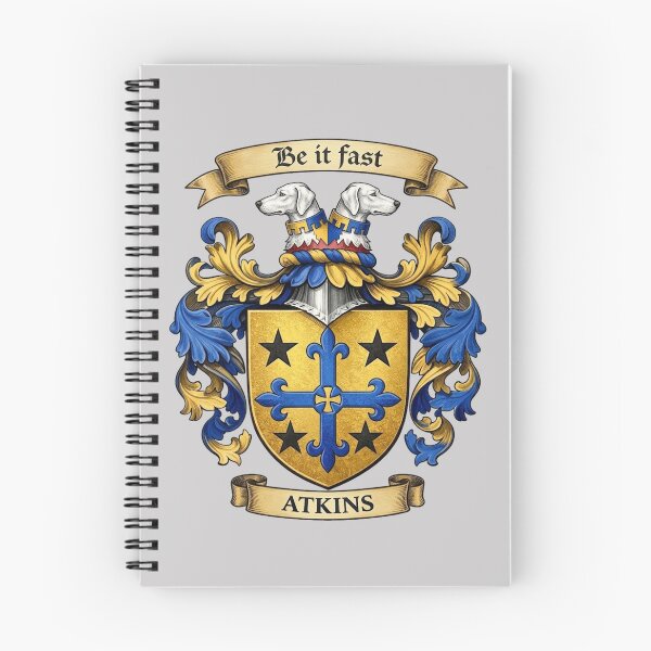 Item preview, The Atkins Family Coat of Arms designed and sold by BagTown Clans.