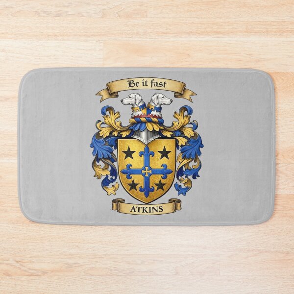 Item preview, The Atkins Family Coat of Arms designed and sold by BagTown Clans.