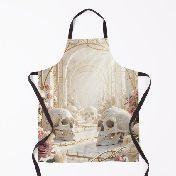 Item preview, Ethereal Marble Skulls & Golden Roses - Light Academia Luxury Art designed and sold by VibeByJossef.