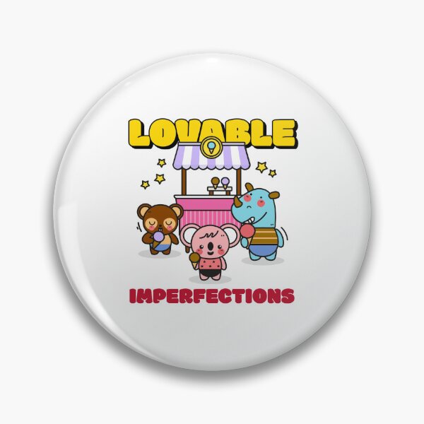 Item preview, Lovable Imperfections Kawaii T-Shirt | Cute Anime Style Self Love Graphic Tee designed and sold by Gerontar.