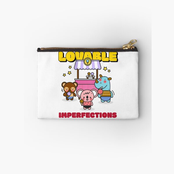 Item preview, Lovable Imperfections Kawaii T-Shirt | Cute Anime Style Self Love Graphic Tee designed and sold by Gerontar.