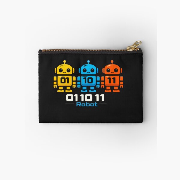 Item preview, 01 10 11 Robot T-Shirt, Binary Code Nerd Gift, Funny Programmer Robot Graphic Tee for Coders, Geeks, Engineers and Tech Lover Humor designed and sold by HB ART.