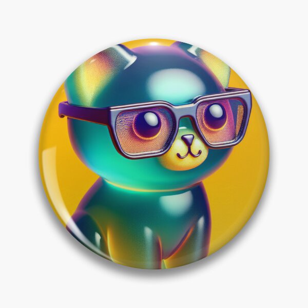 Item preview,  Futuristic Cyber Gummy Cat. designed and sold by Brochamorocha.