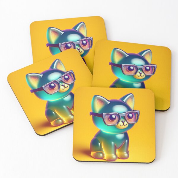 Item preview,  Futuristic Cyber Gummy Cat. designed and sold by Brochamorocha.
