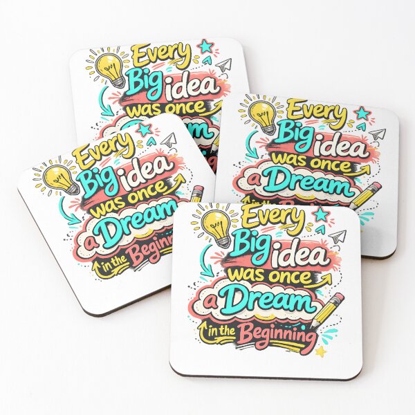 Item preview, Every Big Idea Was Once a Dream – Motivational Creative Design designed and sold by Dreamteeworks.