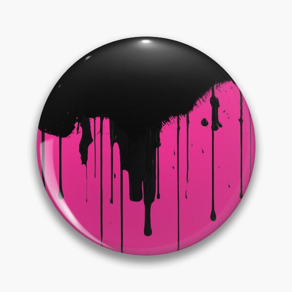 Item preview, Black Drip on Fuchsia Hot Pink designed and sold by Greenbaby.