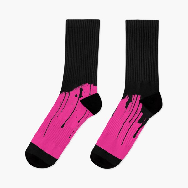 Item preview, Black Drip on Fuchsia Hot Pink designed and sold by Greenbaby.